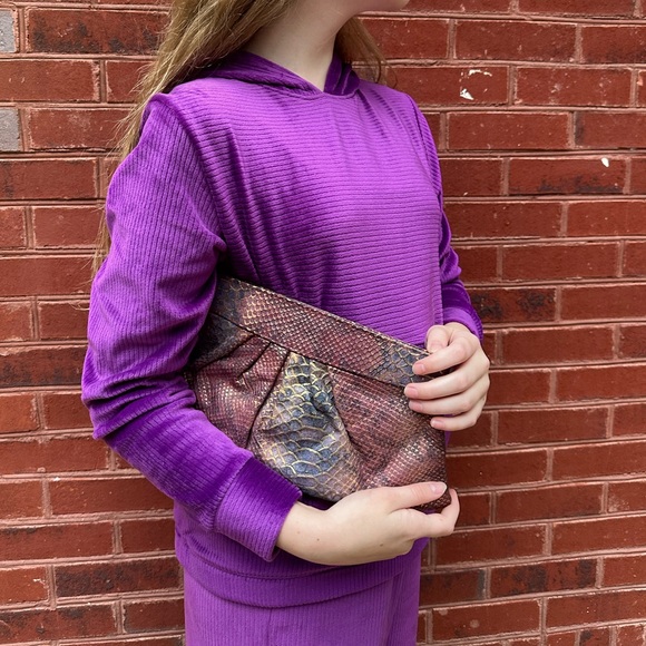 Sale! Lauren Merkin Large Clutch - Picture 2 of 7